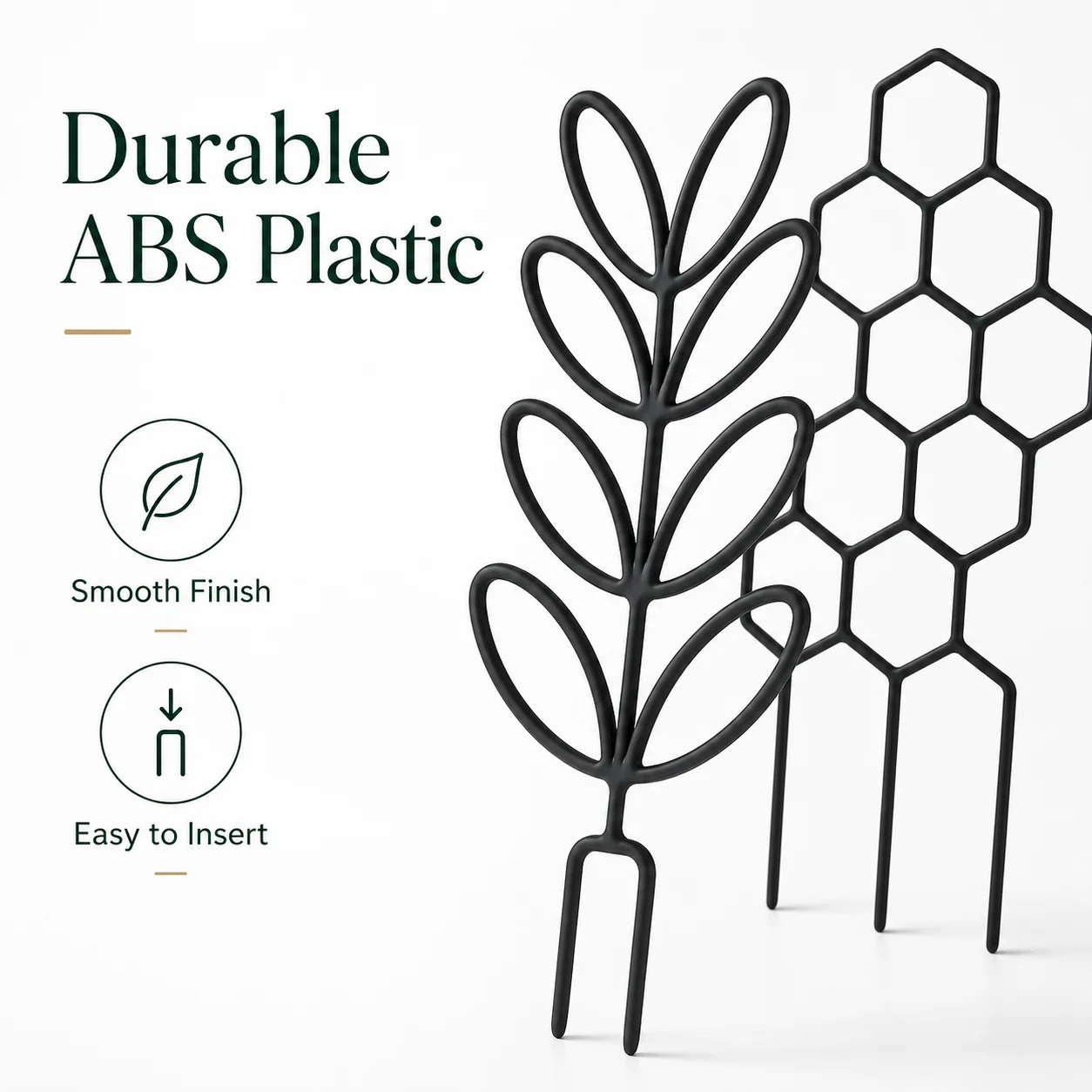 Plant Support Stakes Garden Trellis Frame Climbing Plant Support Rack for Potted Plants Flowers Vines Indoor Outdoor Gardening