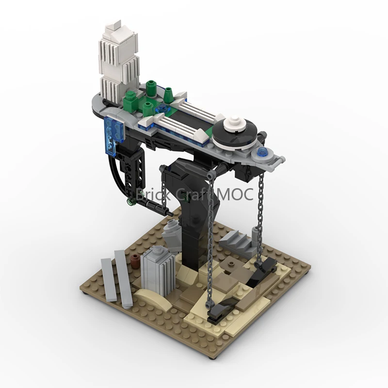 

Набор строительных блоков MOC Tensegrity «Плавающий космический корабль» — антигравитационная научно-фантастическая модель для домашнего декора