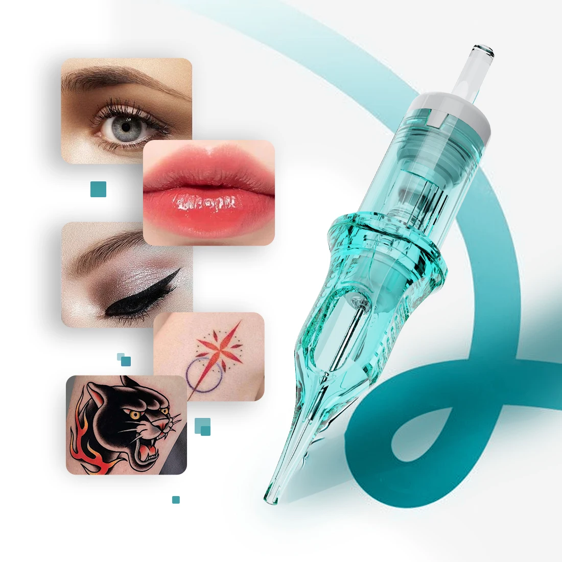 Dragonhawk ALPHA Tattoo Cartridge Needles RL RM M RS Sterilized for Universal Rotary Tattoo Machine Permanent Makeup