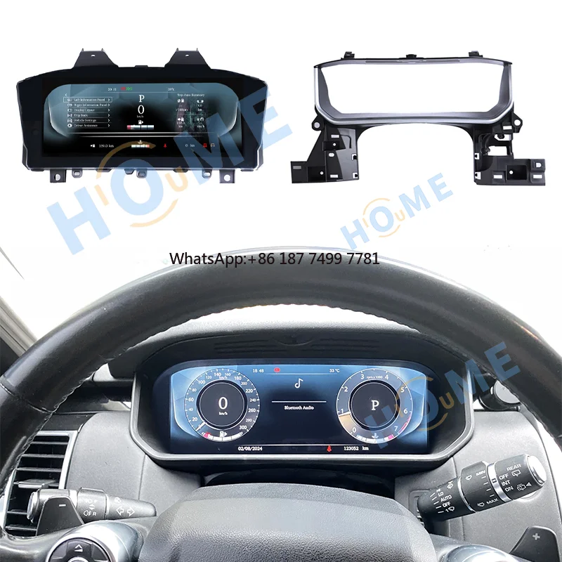 

LCD Dashboard Carplay for Range Rover Discovery 5 Speed Meter Modification Smart Car LCD Digital Cluster Instrument Panel Linux