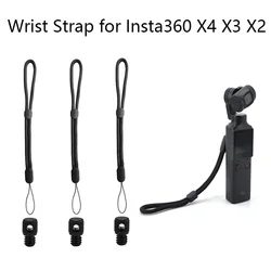 Hand Wrist Strap for Insta360 X5 X4 X3 X2 Anti-lost Lanyard Rope Strap with 1/4 Screw Connector Mount Holder Clip Hand Rope