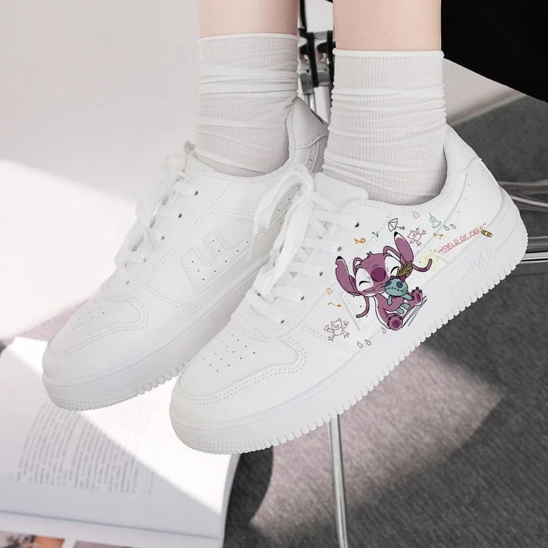 

New Disney Cartoon Children's stitch sneakers girls boys shoes Casual basketball Kids Running 7 and 18 year old girls Shoes Gift