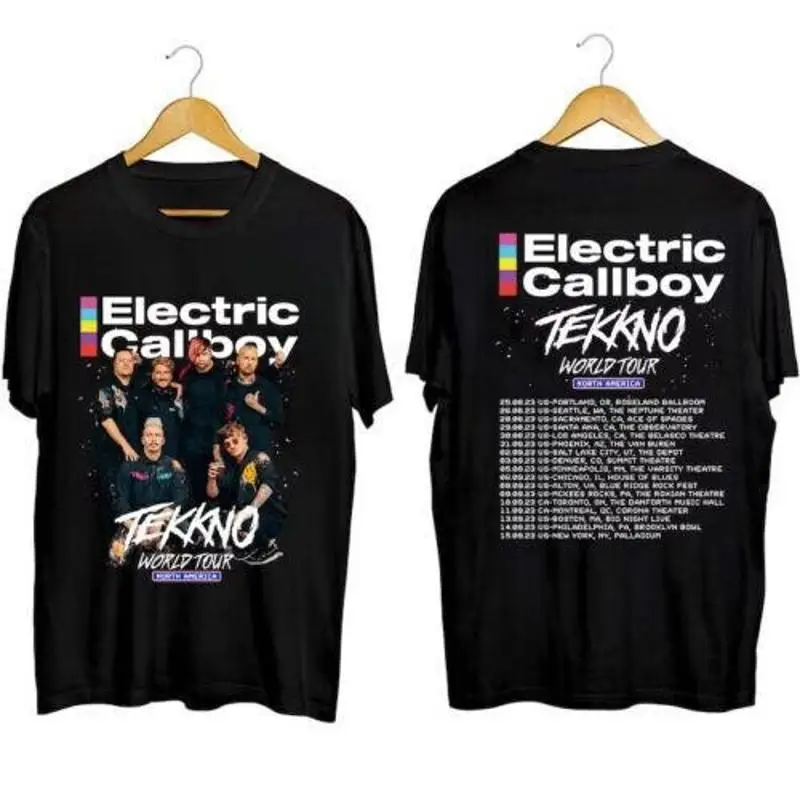 Callboy Electric T Shirt Black Tekkno Eskimo Love Spray Smile Choo Arrow