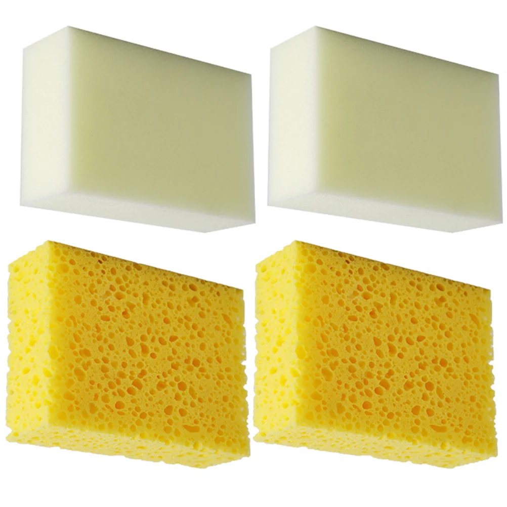 

4 Pcs Clay Tool Sponge Ceramic & Pottery Tools Sponges Graffiti Diy Detail Child