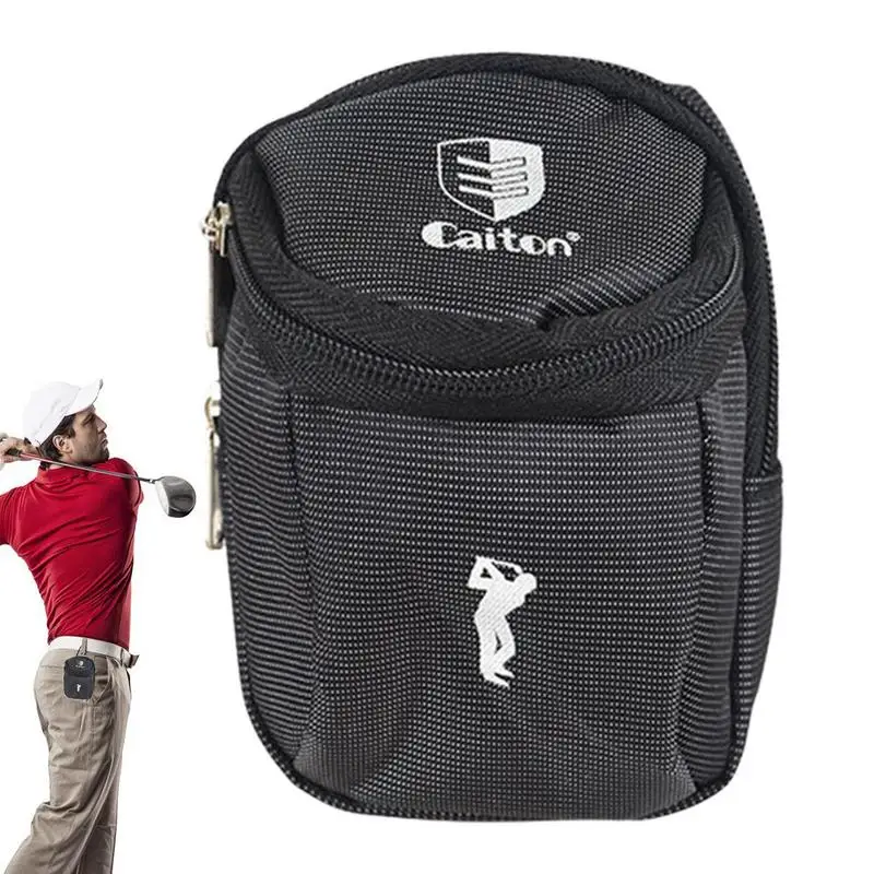 

Golf Ball Bag Pouch Outdoor Travel Case Balls And Golf Portable Waist Storage Bags Golf Supplies Accessories