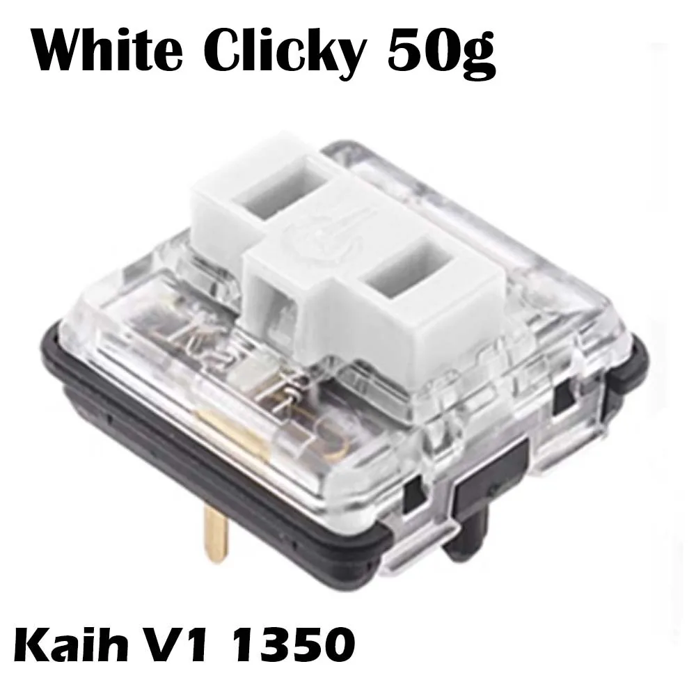 Kaih Low Profile Choc Switch V1 1350 Chocolate Keyboard for Low Profile Mechanical Keyboard White Brown V1 Switch