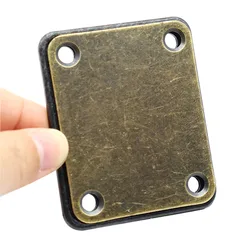 Placa do pescoço com Parafusos para Guitarra Elétrica, Acessórios de Substituição, ST, TL, Jazz, Baixo, 6 Cores, 1 Conjunto