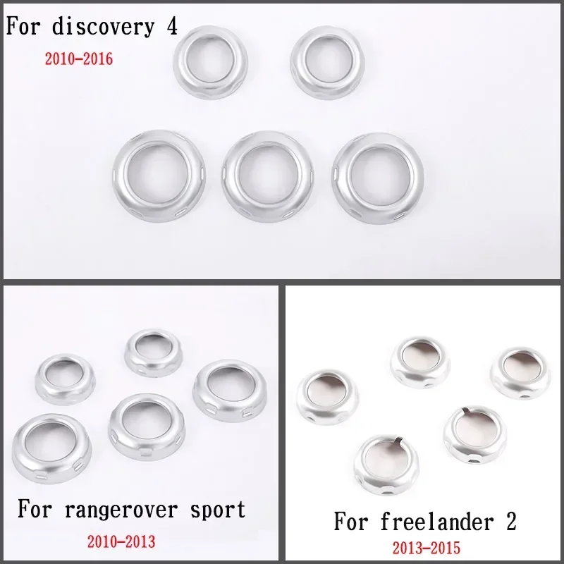 For Land Rover Range Rover Sport Discovery 4 LR4 Freelander 2 Car Volume and Air Conditioning Knobs Decorate Car Accessories