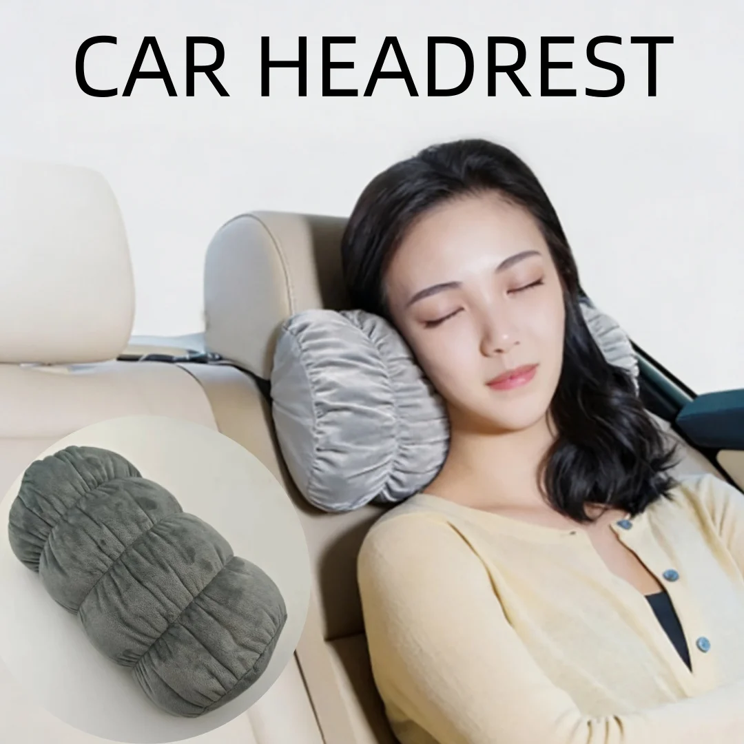 Car Neck Pillow, Ergonomic Headrest Cushion for Car Seat, Comfortable Support for Neck Pain Relief, Universal Fit for All Vehicl