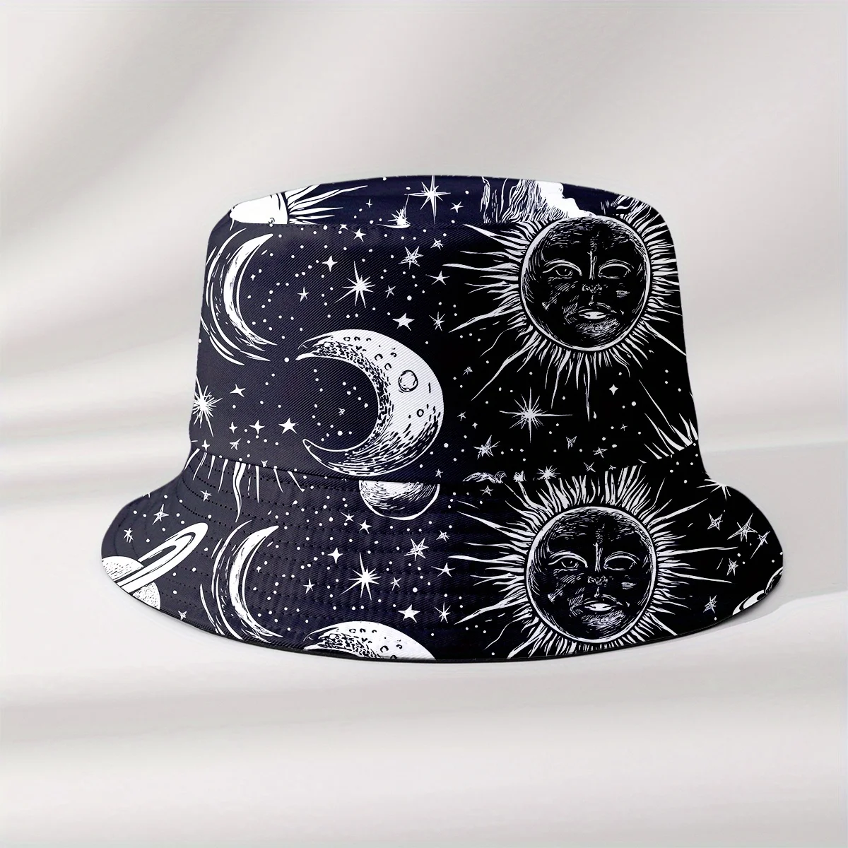 

Featuring Sun Moon and Star Designs Suitable for Both Men and Women This Fashionable Summer Hat Is the Perfect Choice