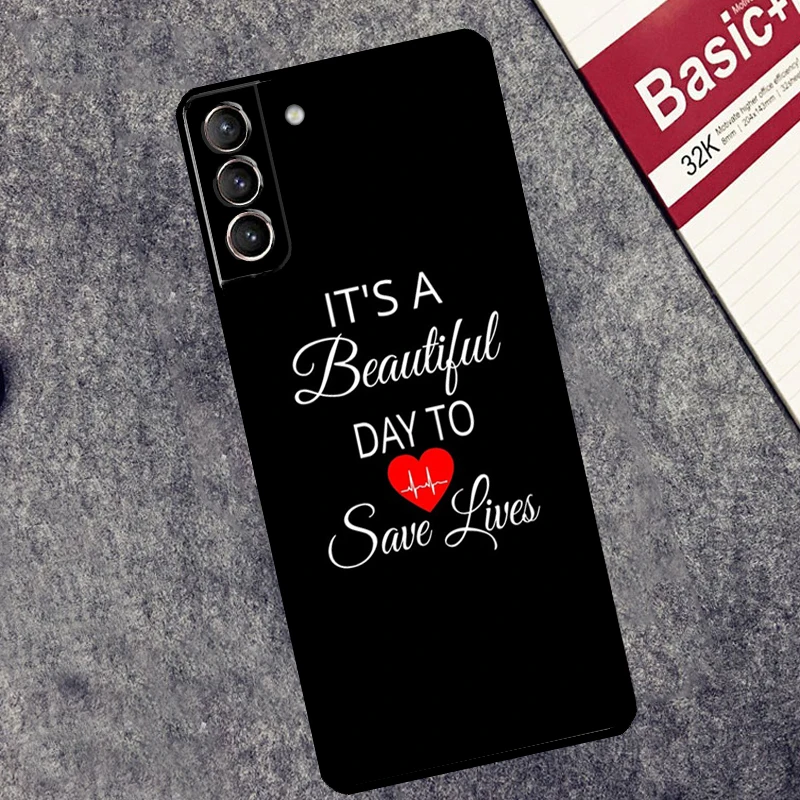 Medical Doctor Nurse Case For Samsung Galaxy S24 S23 S22 S21 Plus Ultra Note 20 S9 S10 Note 10 S20 S21 FE Cover