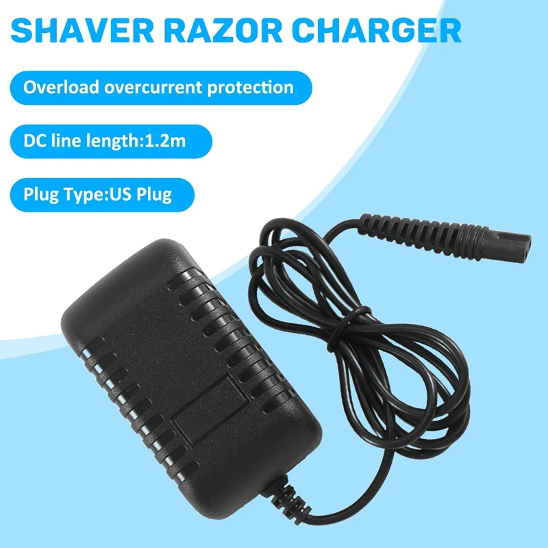 A01V-12V Power Supply Charging Cord Replacement Electric Shaver Razor Charger For Braun Beard Trimmer Series Z20 Z30 Z4 For Mode