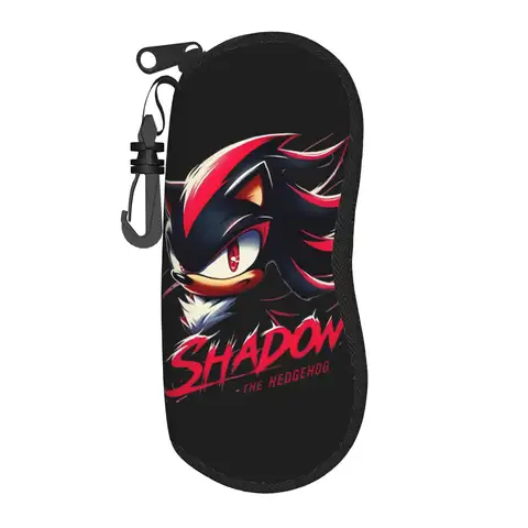 The Hedgehog Shadow Games Glasses Case Unisex Protective Zipper Cartoon Sunglasses Storage Box Ultra Glasses Box
