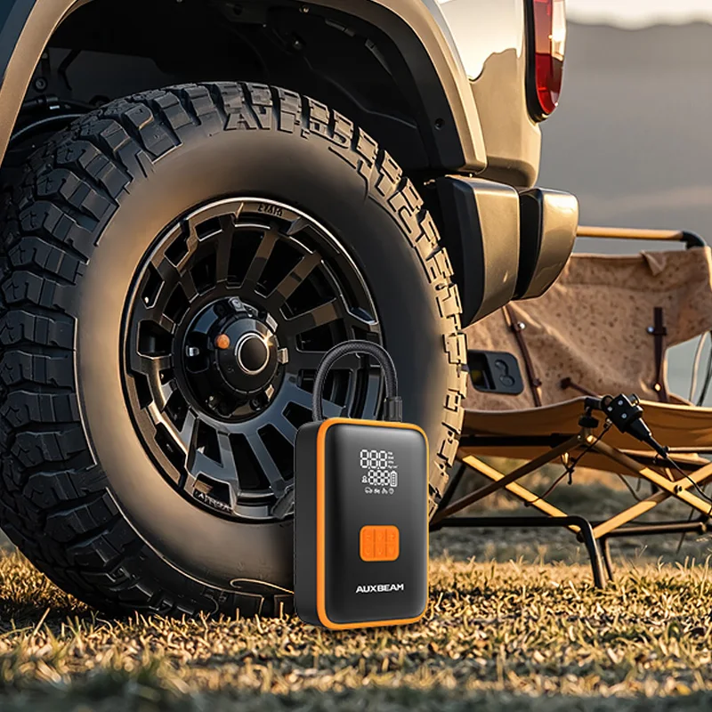 

New Emergency Power Supply Inflation Pump Air compressor Outdoors Portable Tire Inflation Pump Support Mobile Device Charging