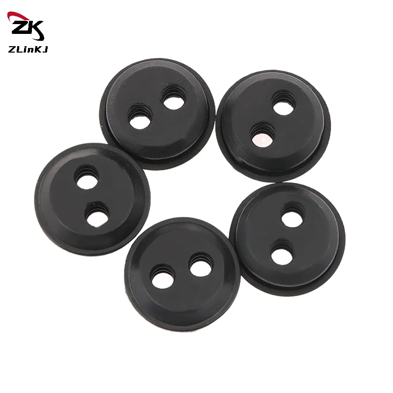 (ZYDD01) 5Pcs Rubber Grommet 2Holes Fuel Gas Tank Seal Grommet For Hedge Trimmer Weed Eater Brush Cutters Replacement