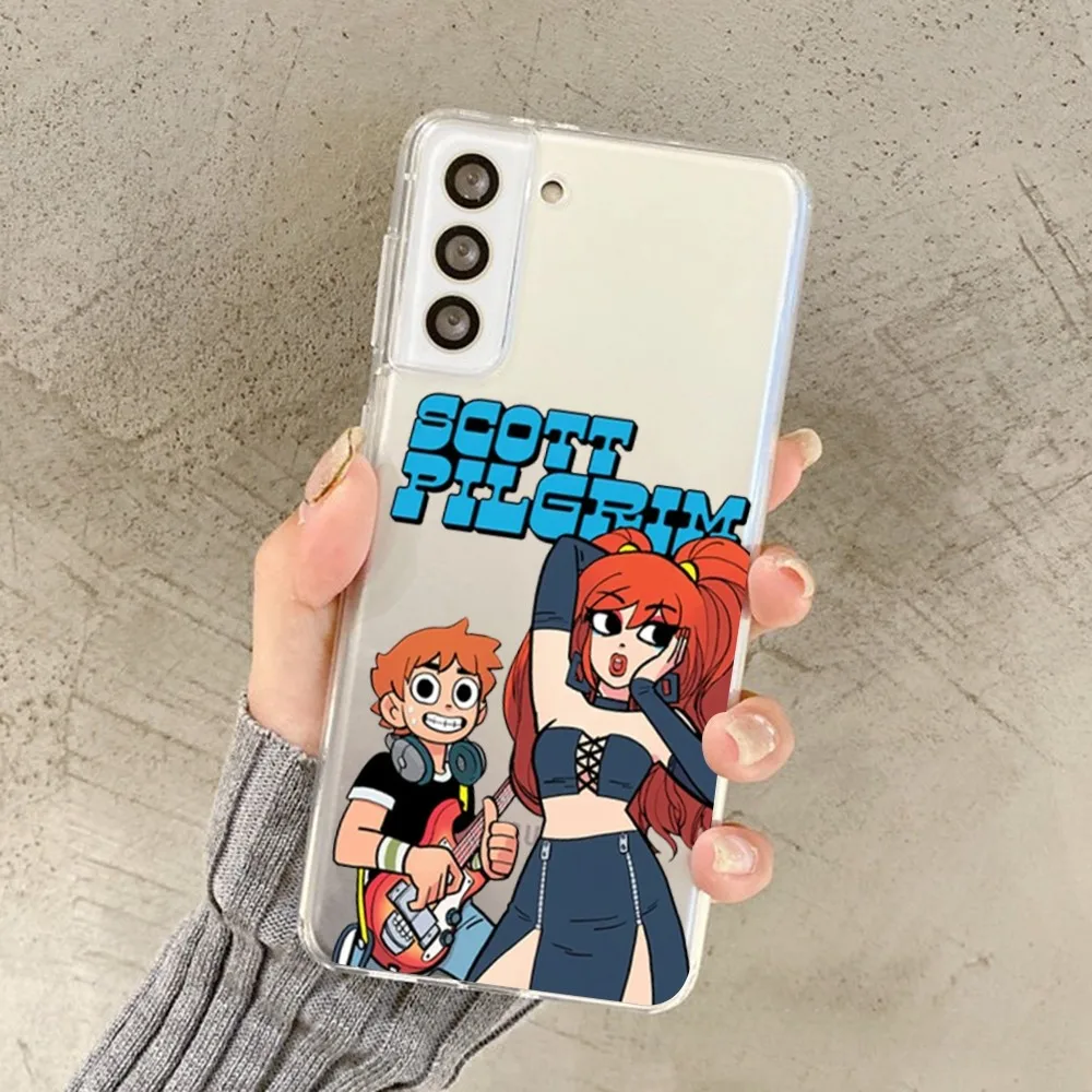 Scott Pilgrim Phone Case for Samsung A12 21 30 31 51 52 70 71 for Redmi8 9 10 for Honor10 70 50 Clear Case