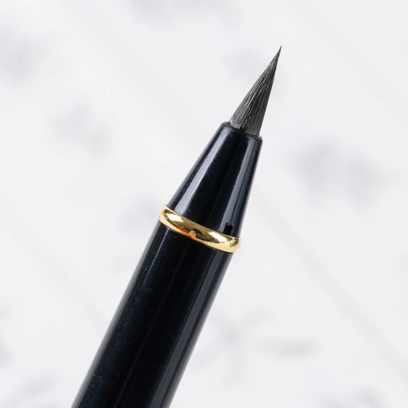Calligraphy general metal soft brush pen water brush fountain pen type absorption type watercolor brush Out water writing brush