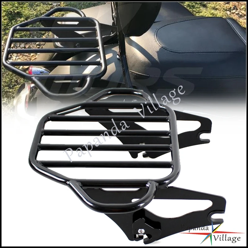 

For Harley Touring Road King Electra Glide Ultra Limited FLTR FLHR FLHX 09-Up Motorcycle Detachable Two Up Tour-Pak Luggage Rack