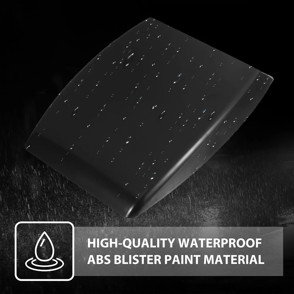 

2pcs Car Hood Vent Sticker Decorative Air Vents For Cars Realistic Design Durable Hood Vent Replacement Engine Trim