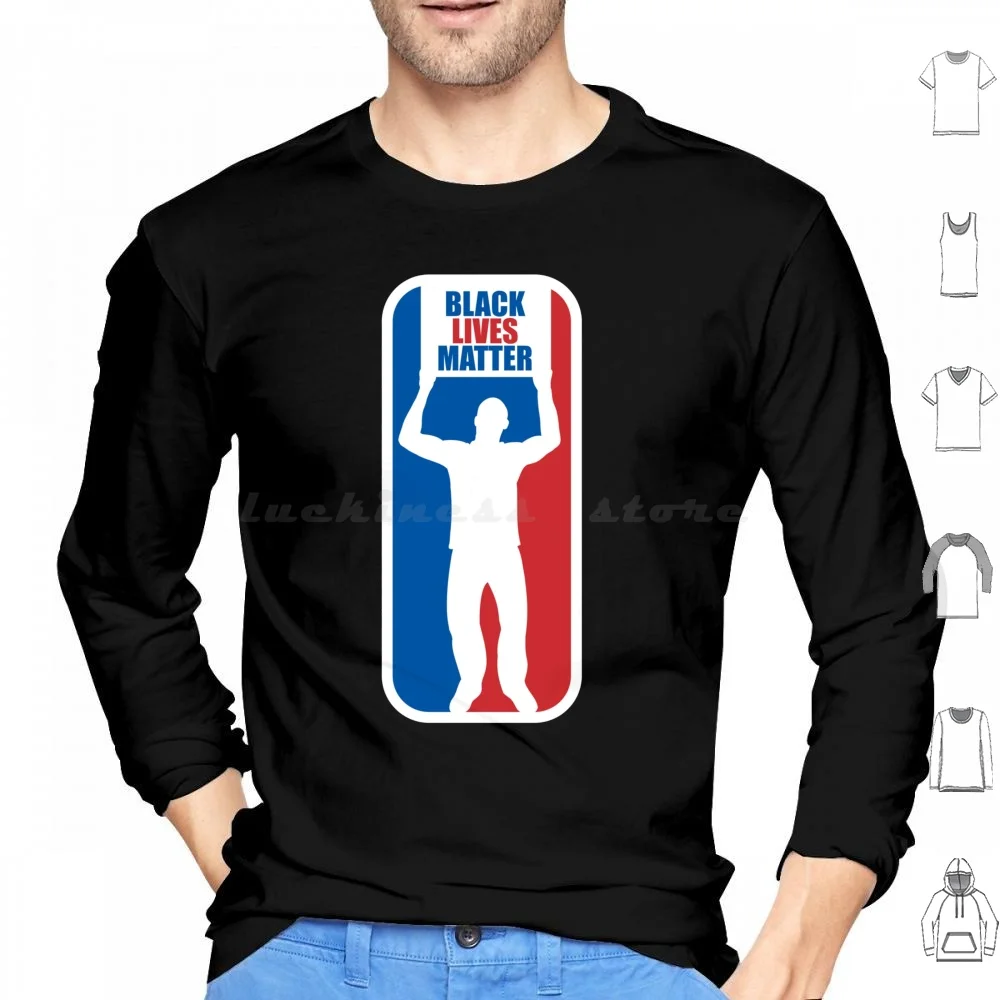 Black Lives Matter Movement Hoodie cotton Long Sleeve Blm Black Lives Matter Basketball Sports Finals Playoffs