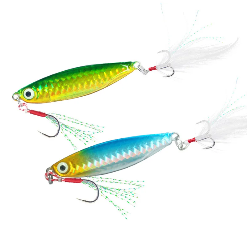 1 PC VIB Fishing Lure, Sinking Longcast Wobbler Fishing Bait, 7/10/15/20g Ocean River Hard Metal Artificial Vibration Bait