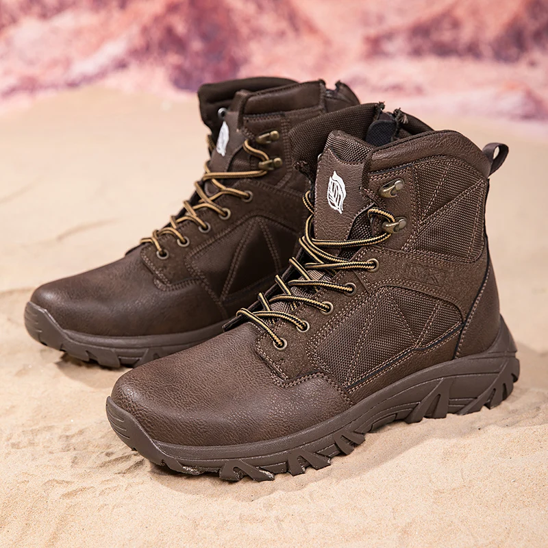 Men Military Tactical Boots Male Army Shoes Waterproof Women Outdoor Unisex High Quality Training Rapid Response Lace Up Safety