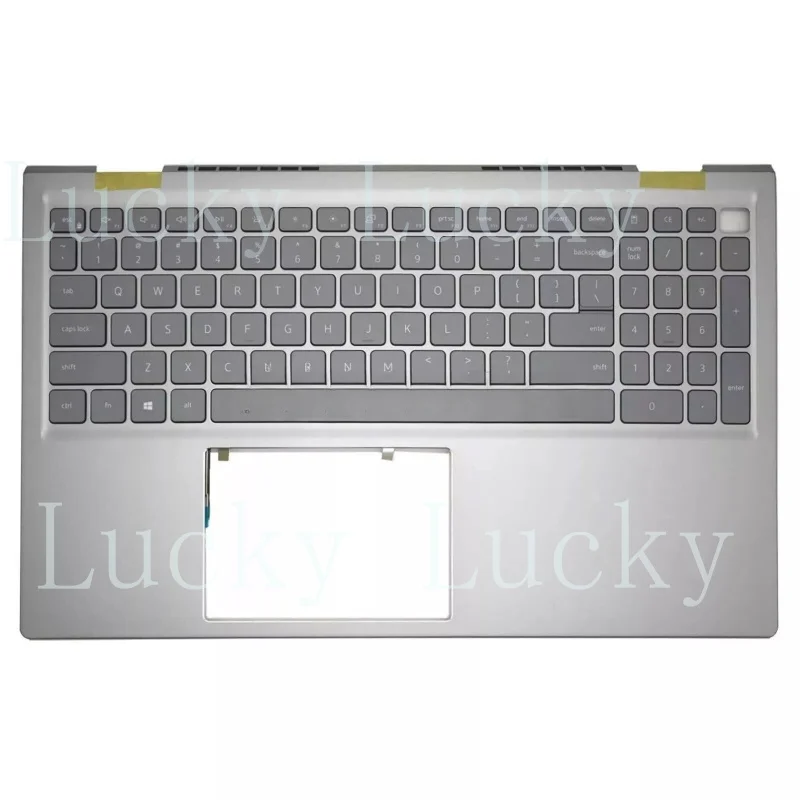 

Новая панель для рук (палмрест) с клавиатурой для Dell Inspiron 15Pro 5510 5515, артикул 06P0TG, без подсветки