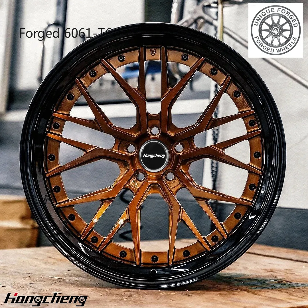 

New model of 26 New Design 2 3 Piece Forged Wheel Custom Finish 18-22 Inch 5x112 5x120 Wheel for Panamera 3