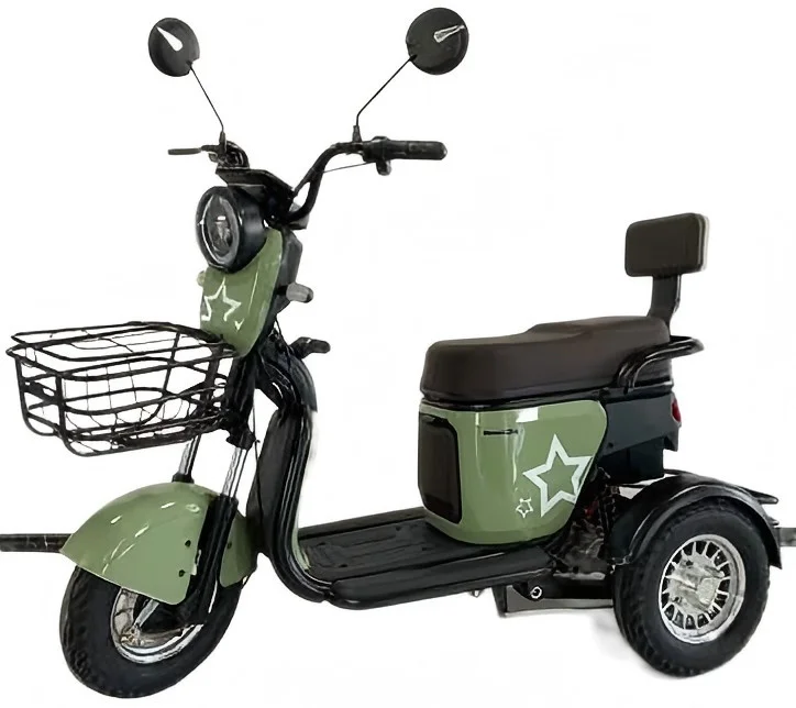 Laris Baterai 60V Becak Kota Listrik 600W Tahan Lama Remote Control Ganda Nyaman Digunakan Rangka Baja Harga Murah