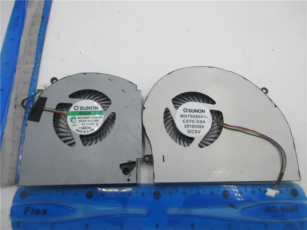 

New original CPU GPU cooling Fan cooler For Dell Alienware 17 R4 R5 P31E Fan Radiator MG75090V1-C060-S9A MG75090V1-C070-S9A