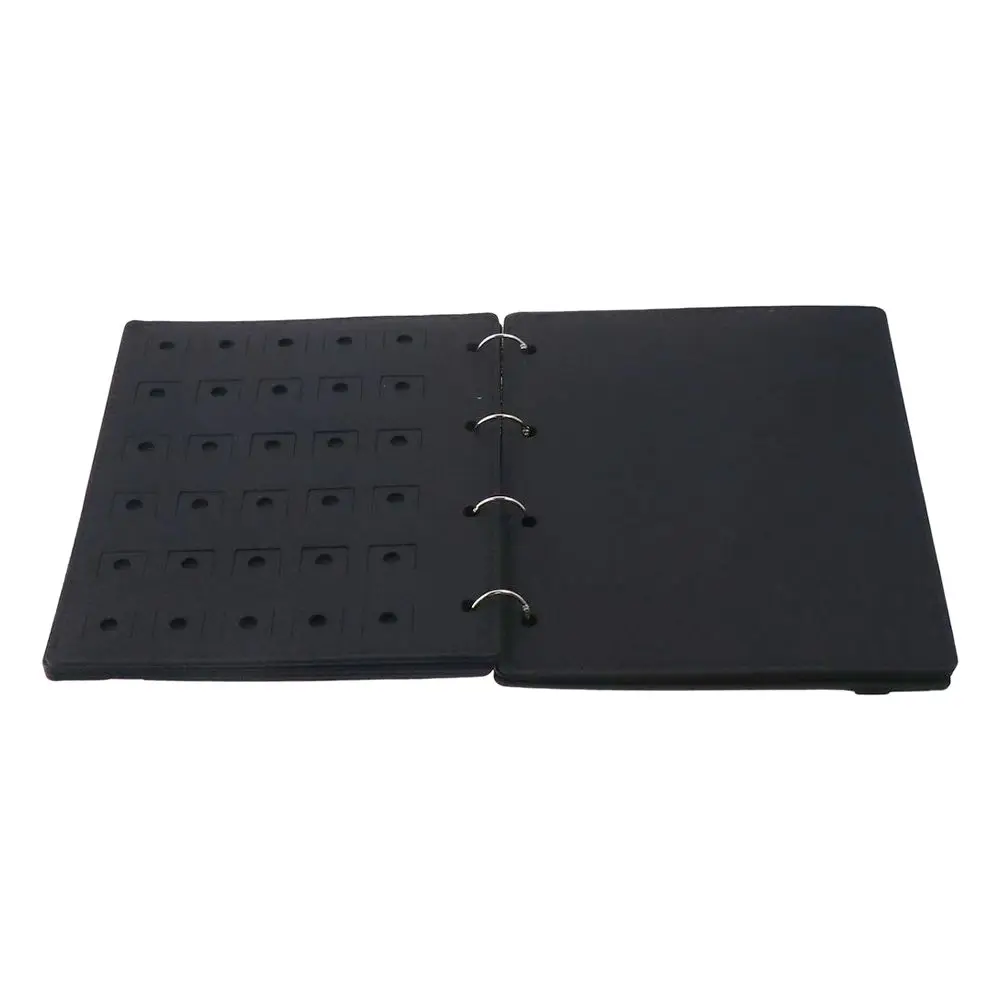 for Cleectors Black Pin Display Binder Felt Enamel Pin Display Book Page Pin Binder