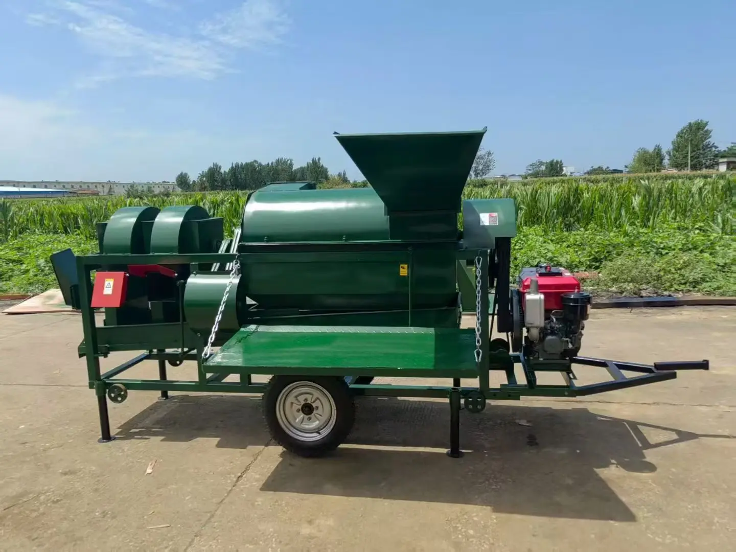 Multi-functional Crop Thresher Machine Grain Threshing Separator High Output Agricultural Harvest Processing Machinery