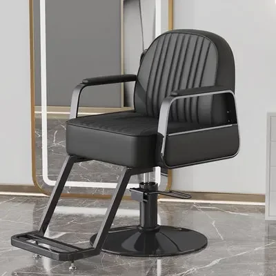 Hair Salon Trendy Barber Shop Hair Cutting Dyeing and Perming Seat for Hair Salon Adjustable and down Barber Chair