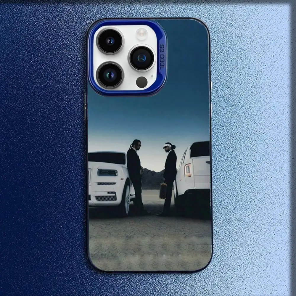 حافظة هاتف M-Metro DJ boomin لهاتف iPhone 17,16,15,14,13,12,11,Pro,Max,Plus,E,SE4,Air,Mini Blue IMD Box