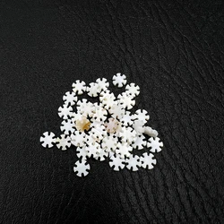 40Pcs White inlay 6mm*1.8mm mother of pearl shell blanks plum blossom style