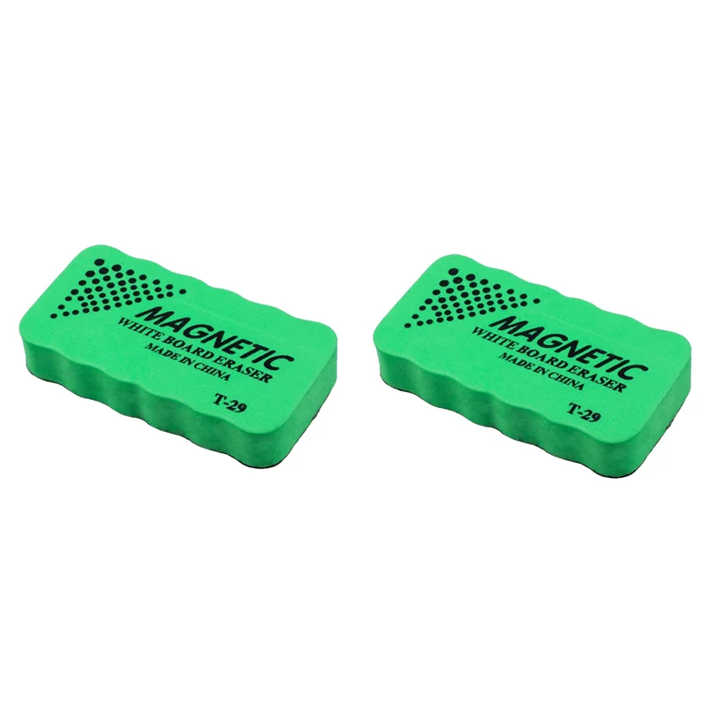 2X Pembersih Papan Tulis Magnetik Baru, Penghapus Spidol Drywipe, Papan Tulis Kantor