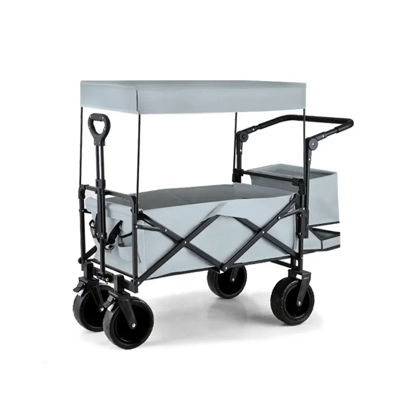 

Wholesale multifunctional cart large capacity garden picnic cart outdoor camping OEM platform portable folding cart