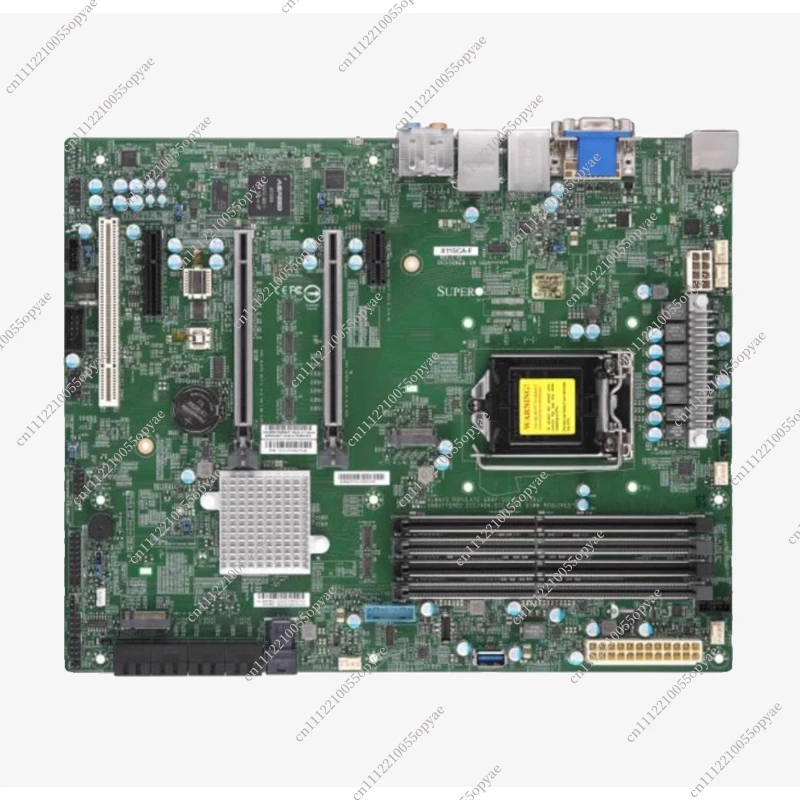 LGA1151 C236 Chipset Motherboard X11SSM-F X11SSH-F, Support Intel Xeon E3-1200 V5 V6 Processor, DDR4 M.2 NVMe for Server
