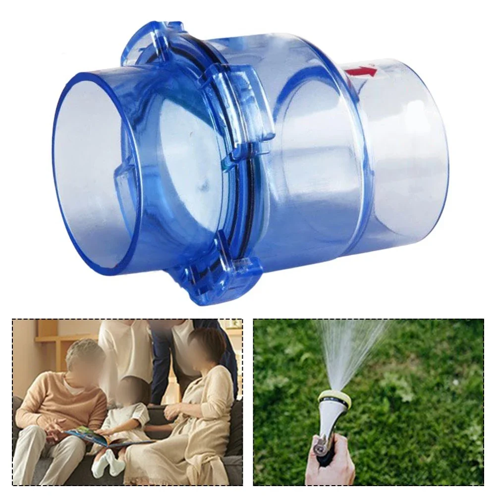 Aquarium Check Valve 50MM PVC Check Valve Maintenance Efficiency Versatile Application Visual Flow Monitoring 50MM