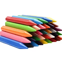 Lavável Crayon Crayon Sticks, Não suje as mãos, Desenho, Pintura, Fonte de arte colorida, 12 cores