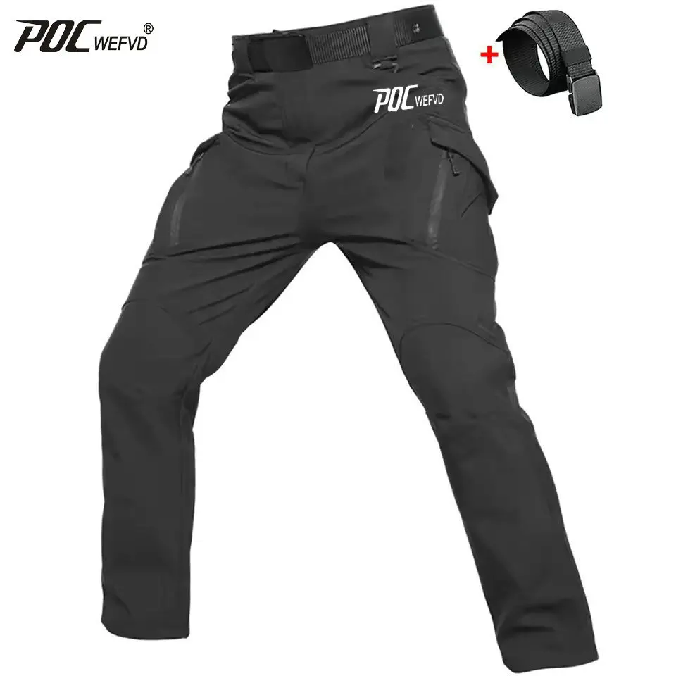 

Men Cycling Long Pants POCWEFVD Mountain Bike Bottoms Culottes Motorcycle Racing Bicycle Trousers Pantalones De Bicicletas Mtb