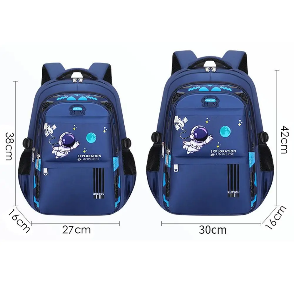 Spaceman Print Kids Backpack Orthopedic Waterproof Primary Book Bags Reflective Design Mochila Children School Bags for Childre