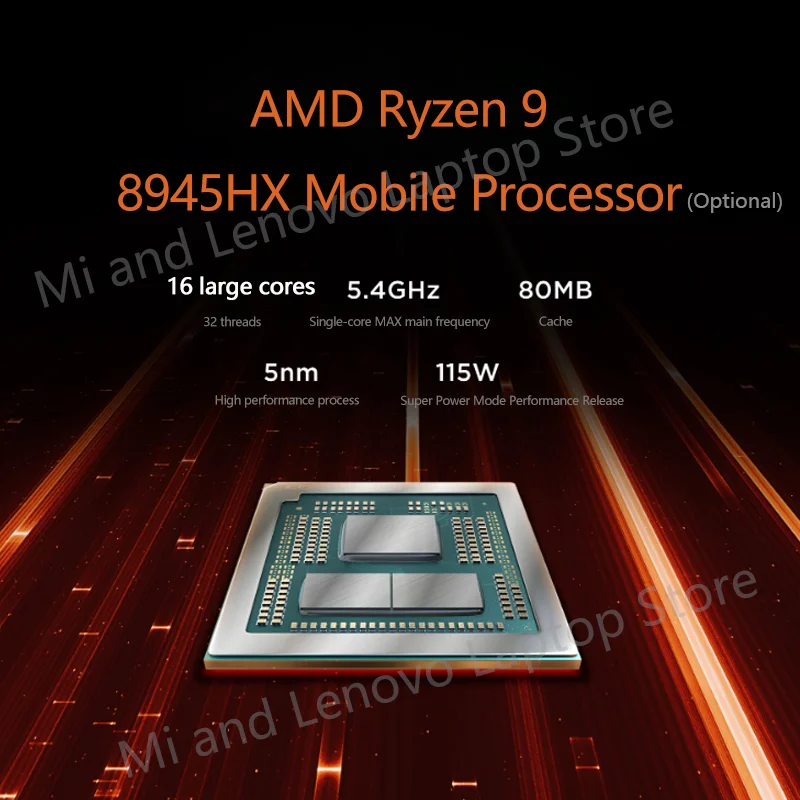 لعبة Lenovo LEGION R7000P 2025 R9 8940HX/R9 8945HX RTX 5060/5070 8G 16 بوصة 2.5K 240 هرتز #3