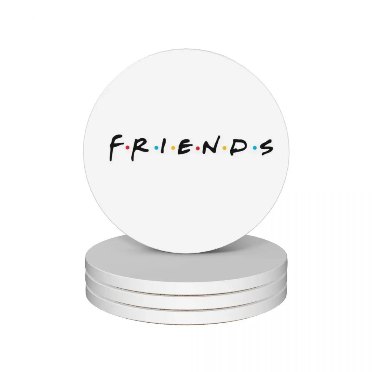 

Friends Ceramic Coasters (Set of 4) slate mat for dishes tea cup holder Coasters