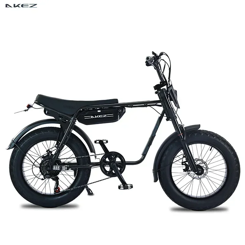 電動自転車 AKEZ 20 インチ ZX ファット タイヤ 48V 1500W 18AH 電動
