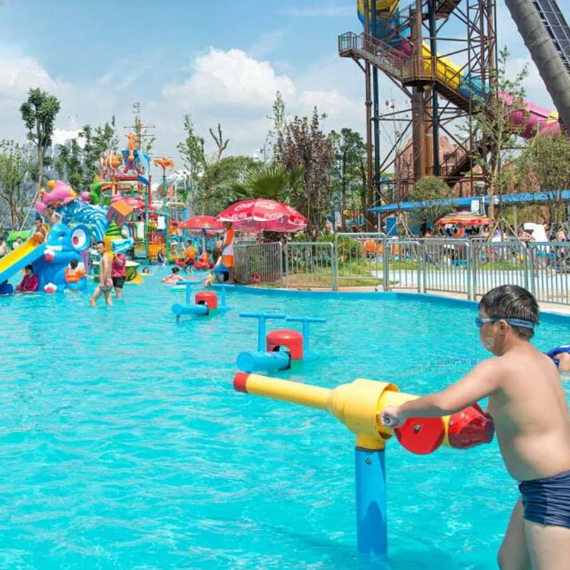 Water Park Equipment Fiberglass Splash spray Game Pool Waterfall