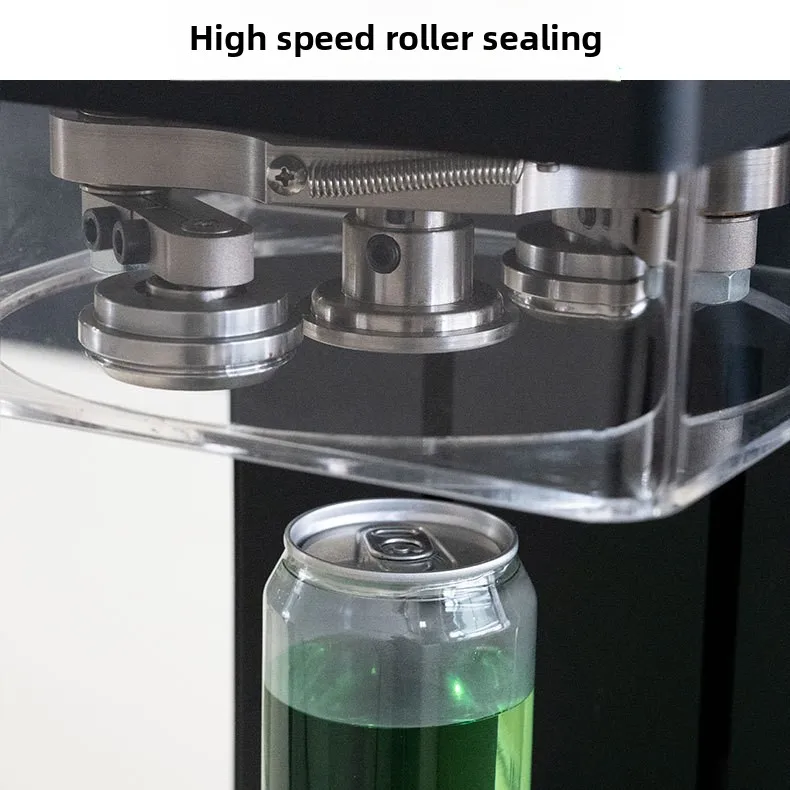 Negozi di tè al latte commerciali Bottiglia con coperchio in alluminio Can2025 Macchina per sigillare tazze con touch screen ottimale intelligente completamente automatica per