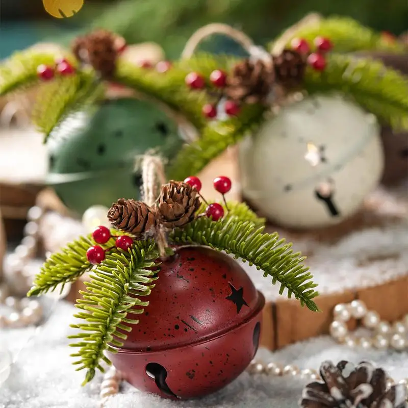 Cloches de Noël pour la décoration, ornements d'arbre de Noël, décorations festives, accessoires de bricolage de fête