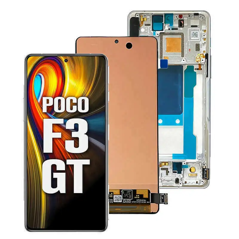 

Для Xiaomi Poco F3 GT ЖК-дисплей с цифровым преобразователем сенсорного экрана в сборе для Poco F3 GT Mzb09c6in, m2104k10i