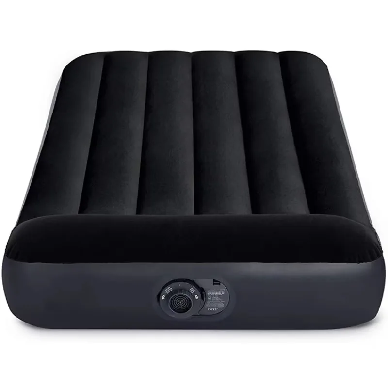 STLF Camping Travel Foldable Double Size Inflatable Car Bed PVC Flocking air Filled Sleeping Bed air Mattress With Frame